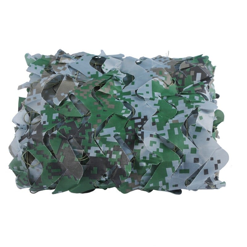 filet de camouflage de survie coloris forêt digitale