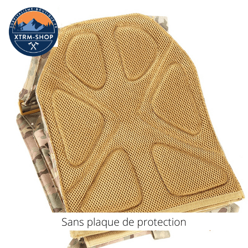 gilet de combat camo vue latérale