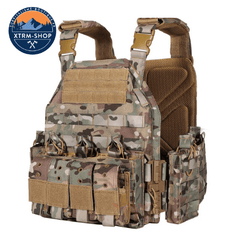 gilet de combat camo détail des poches molle