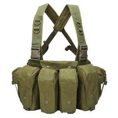 gilet tactique de combat coloris vert