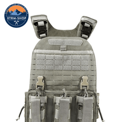 gilet tactique désert militaire coloris gris