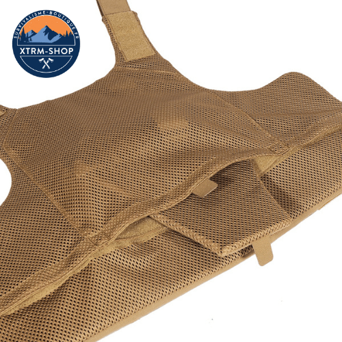 gilet tactique haute protection porte-plaques détaillé