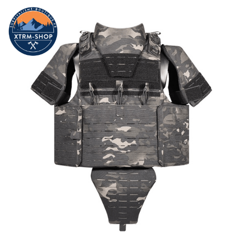 gilet tactique haute protection coloris camo noir