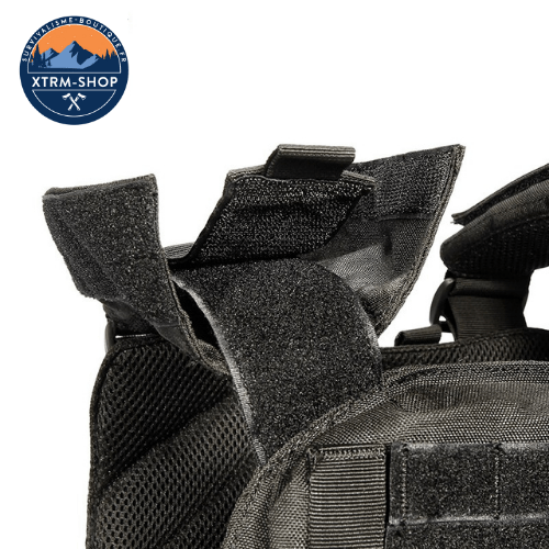 gilet tactique multipoches vue latérale