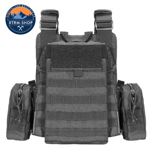 gilet tactique multipoches système de fixation
