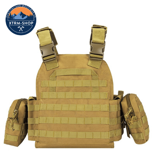 gilet tactique multipoches jungle détail du système molle