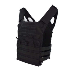 gilet tactique noir molle vue d'ensemble