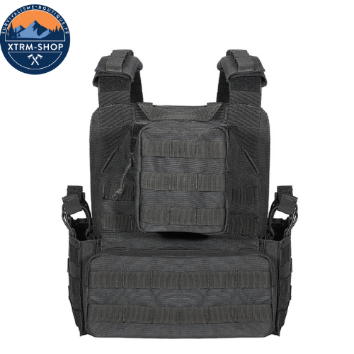 gilet tactique police vue de dos