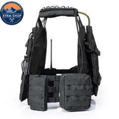 gilet tactique porte plaque accessoires inclus