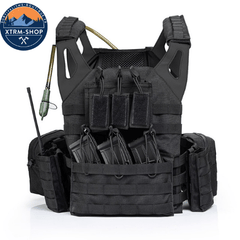 gilet tactique porte plaque détail du système molle