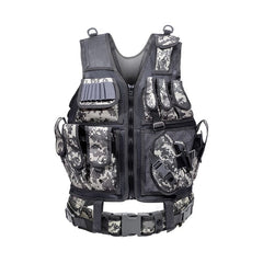 gilet tactique simple camouflage vue de face