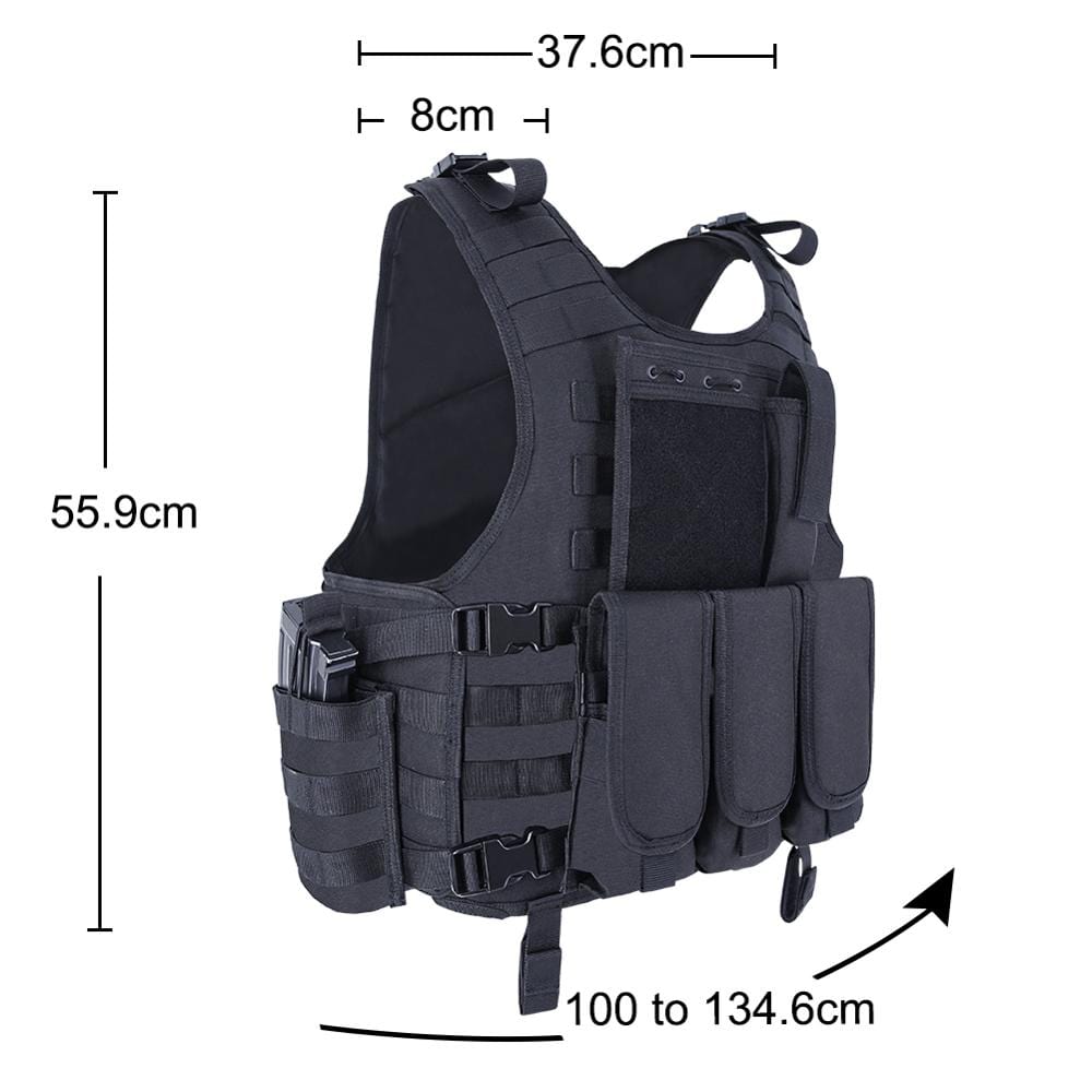 gilet tactique souple gros plan sur les fixations