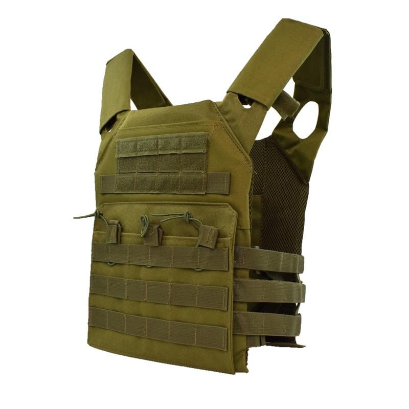 gilet tactique vert molle vue d'ensemble