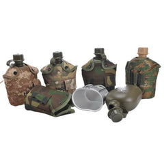 gourde militaire camouflage contenance détaillée