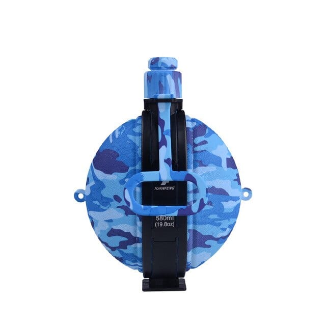 gourde militaire coloris camouflage océan