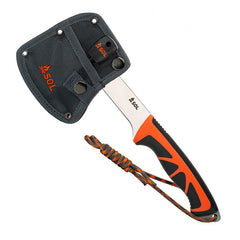 hache de survie sol stoke camp hatchet avec étui de transport