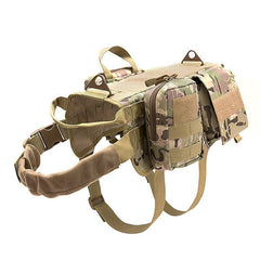 Harnais camouflage chien militaire taille S
