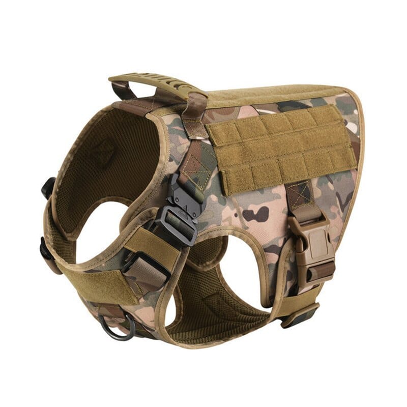 Harnais chien militaire camouflage taille S