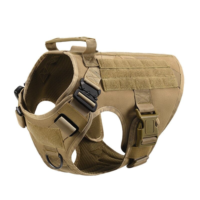 Harnais militaire pour chien marron taille S