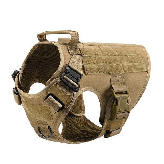 Harnais militaire pour chien marron taille S