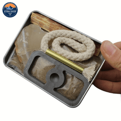 Kit allume feu complet en utilisation