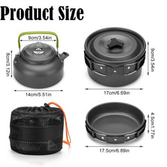 kit de cuisine aluminium militaire casseroles