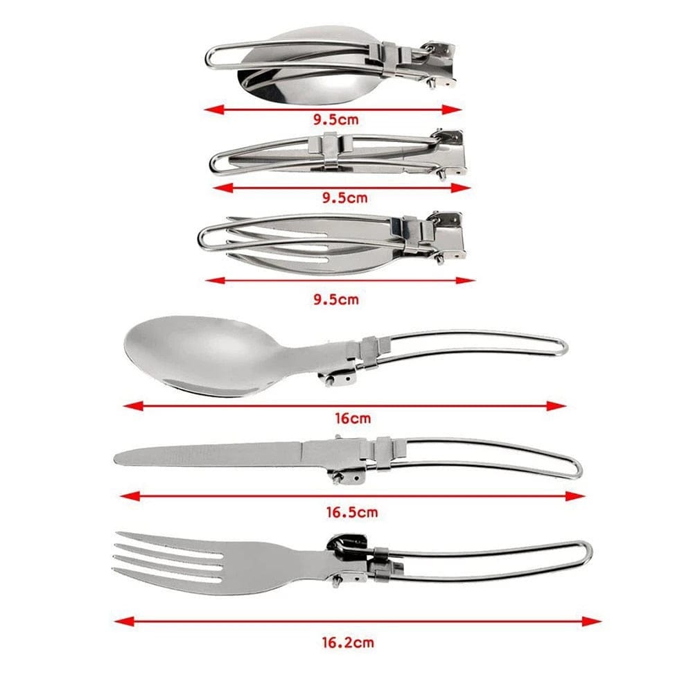 kit de cuisine de survie réchaud compact