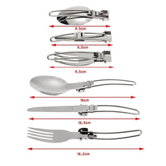 kit de cuisine de survie réchaud compact