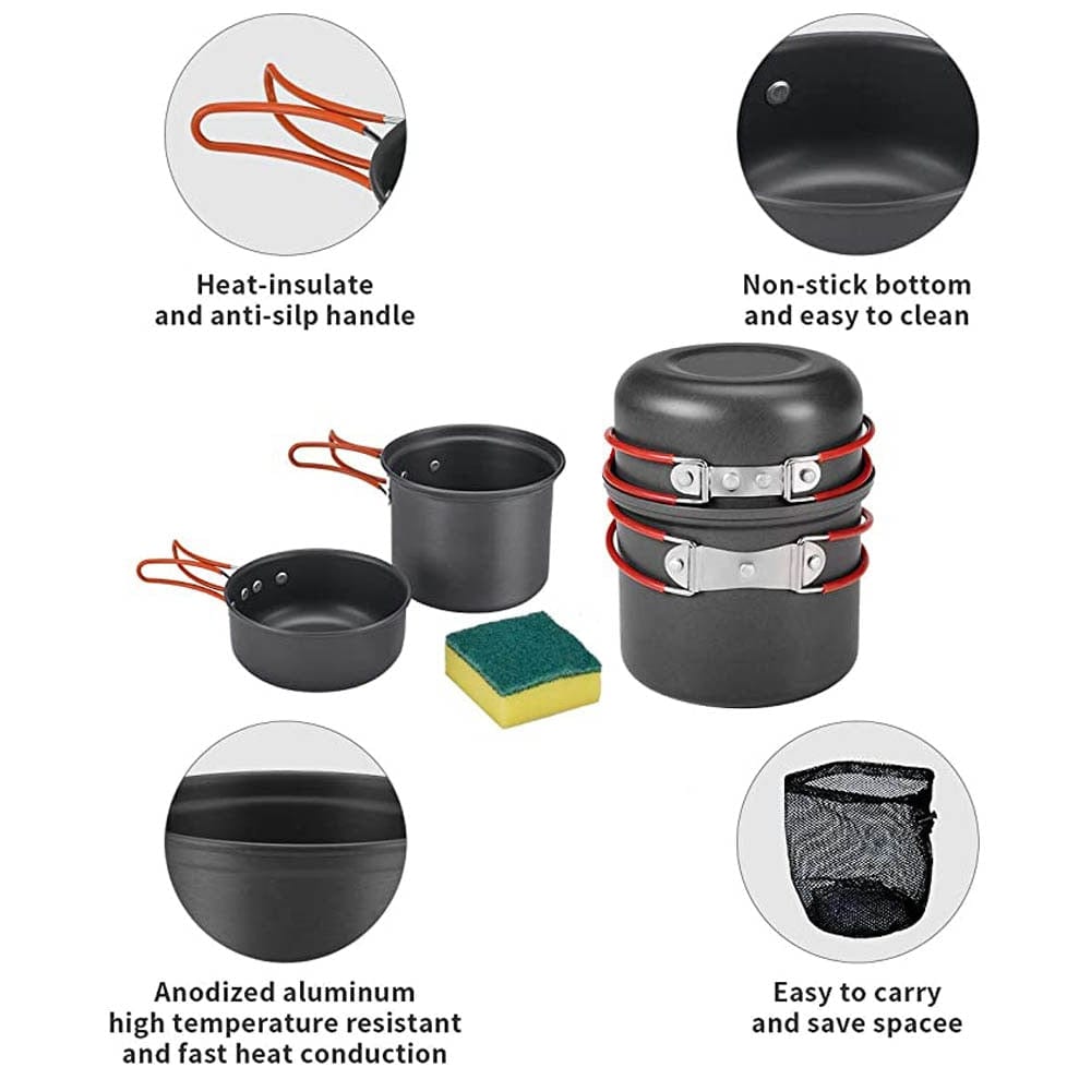 kit de cuisine trekking ustensiles inclus