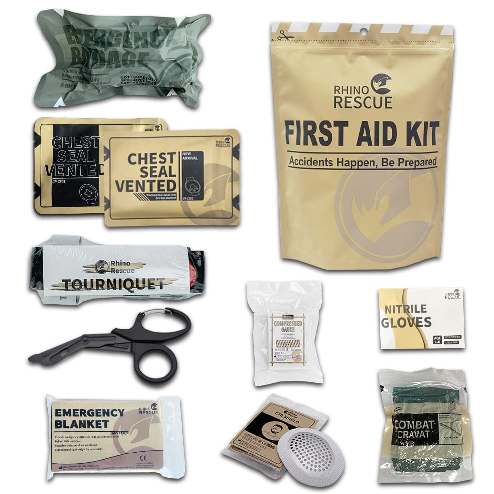 kit de premier secours vue de face