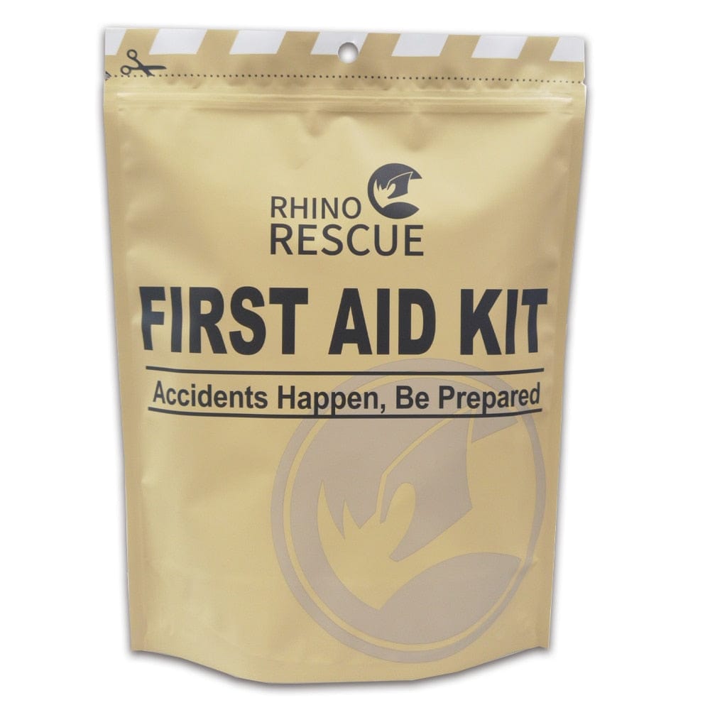 kit de premier secours ouvert contenu détaillé