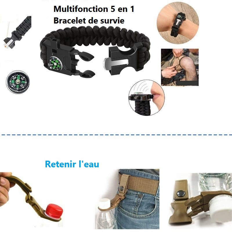 Kit de survie camo 13 en 1 outils multifonctions