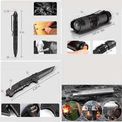 Kit de survie désert camouflage accessoires