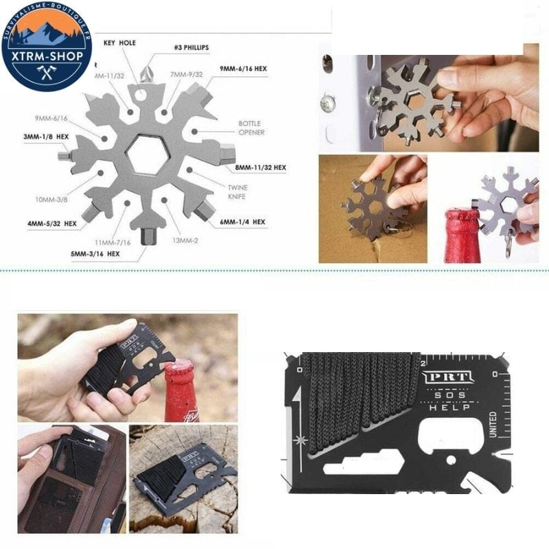 Kit de survie effondrement matériel d'urgence