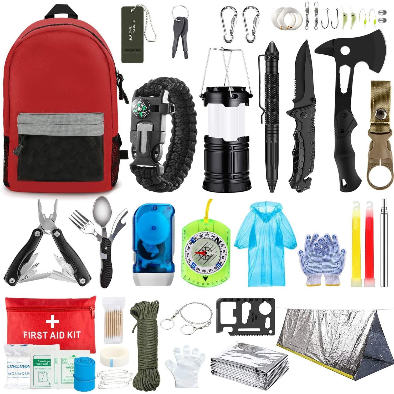 Kit de survie fin du monde outils et accessoires