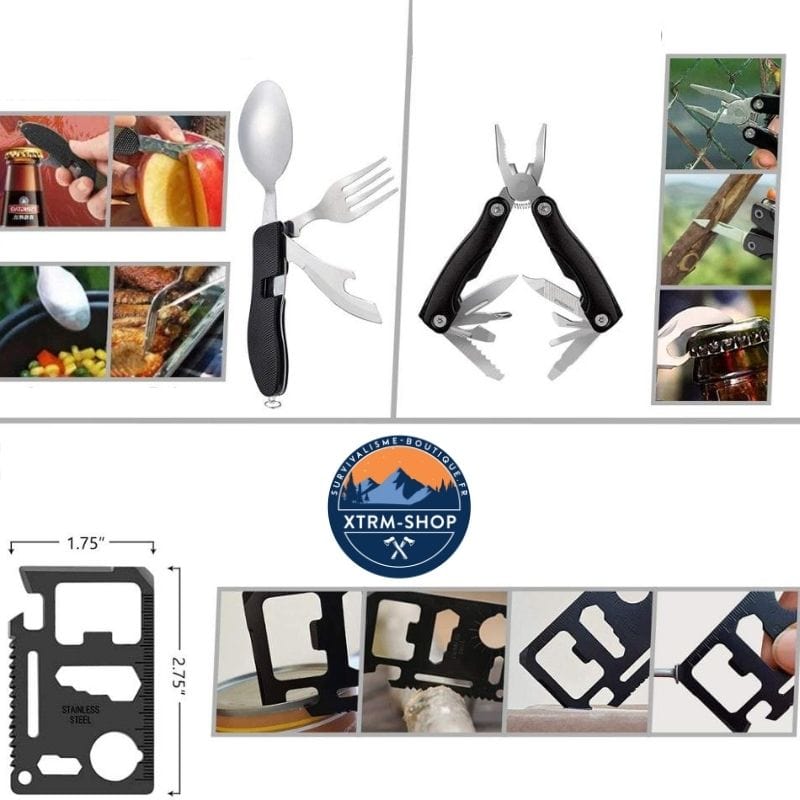 Contenu du kit de survie fin du monde