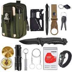 Kit de survie randonnée outils multifonctions