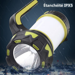 lampe de randonnée 3 en 1 en utilisation
