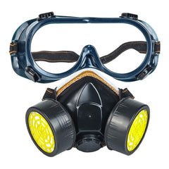 masque à gaz de survie avec lunette de protection