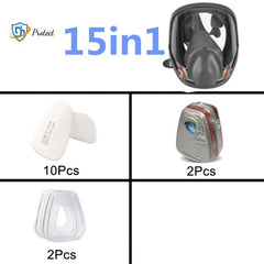 masque à gaz de protection détail du filtre