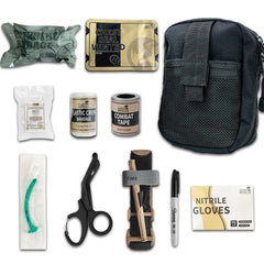 pack de premier secours tactique coloris noir