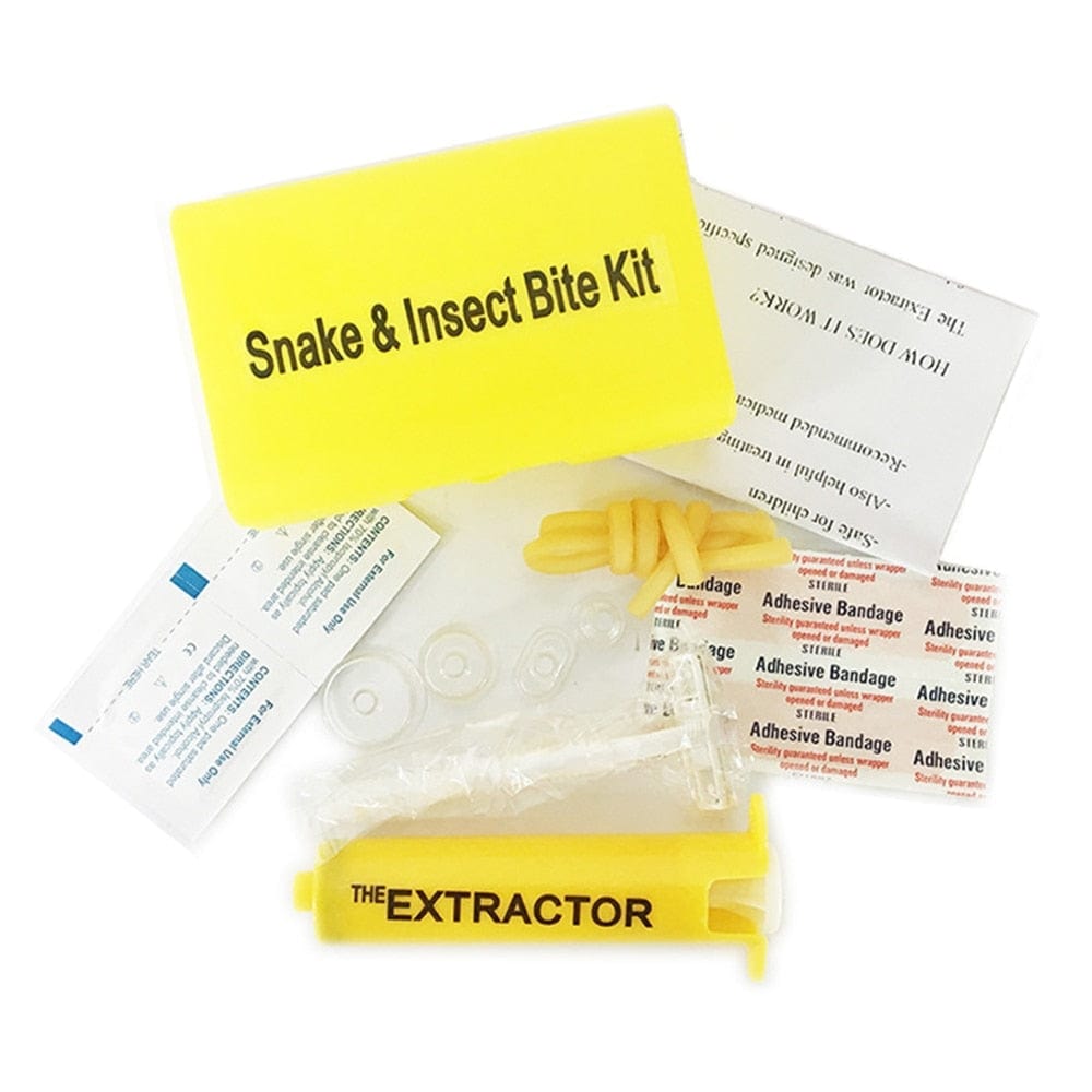 pack survie anti-venin pompe d'aspiration