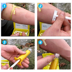 pack survie anti-venin embouts d'aspiration