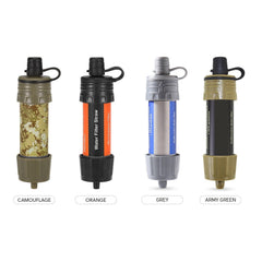 Paille filtrante eau d'urgence rangement