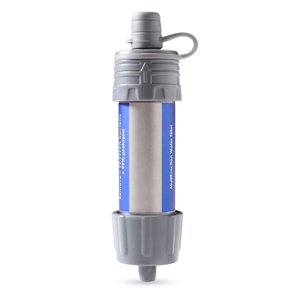 Paille filtrante eau d'urgence niveaux de filtration