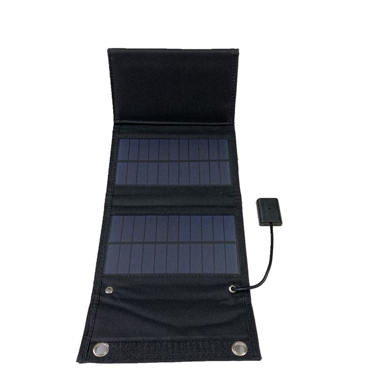 panneau solaire pour toile de tente déplié