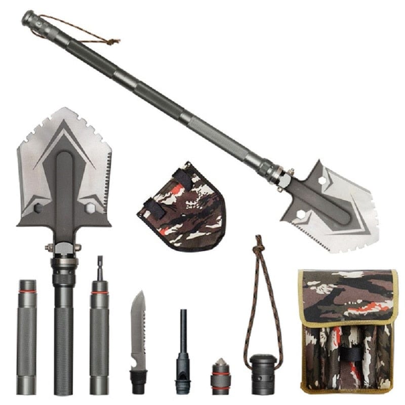 pelle de survie multifonctions outils intégrés