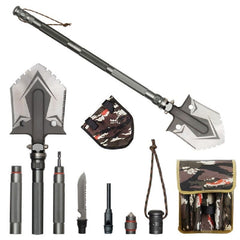 pelle de survie multifonctions outils intégrés