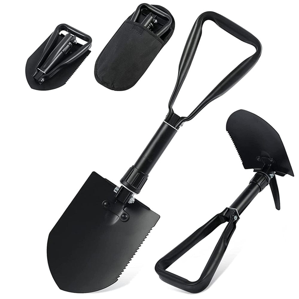 pelle de survie pliable manche télescopique