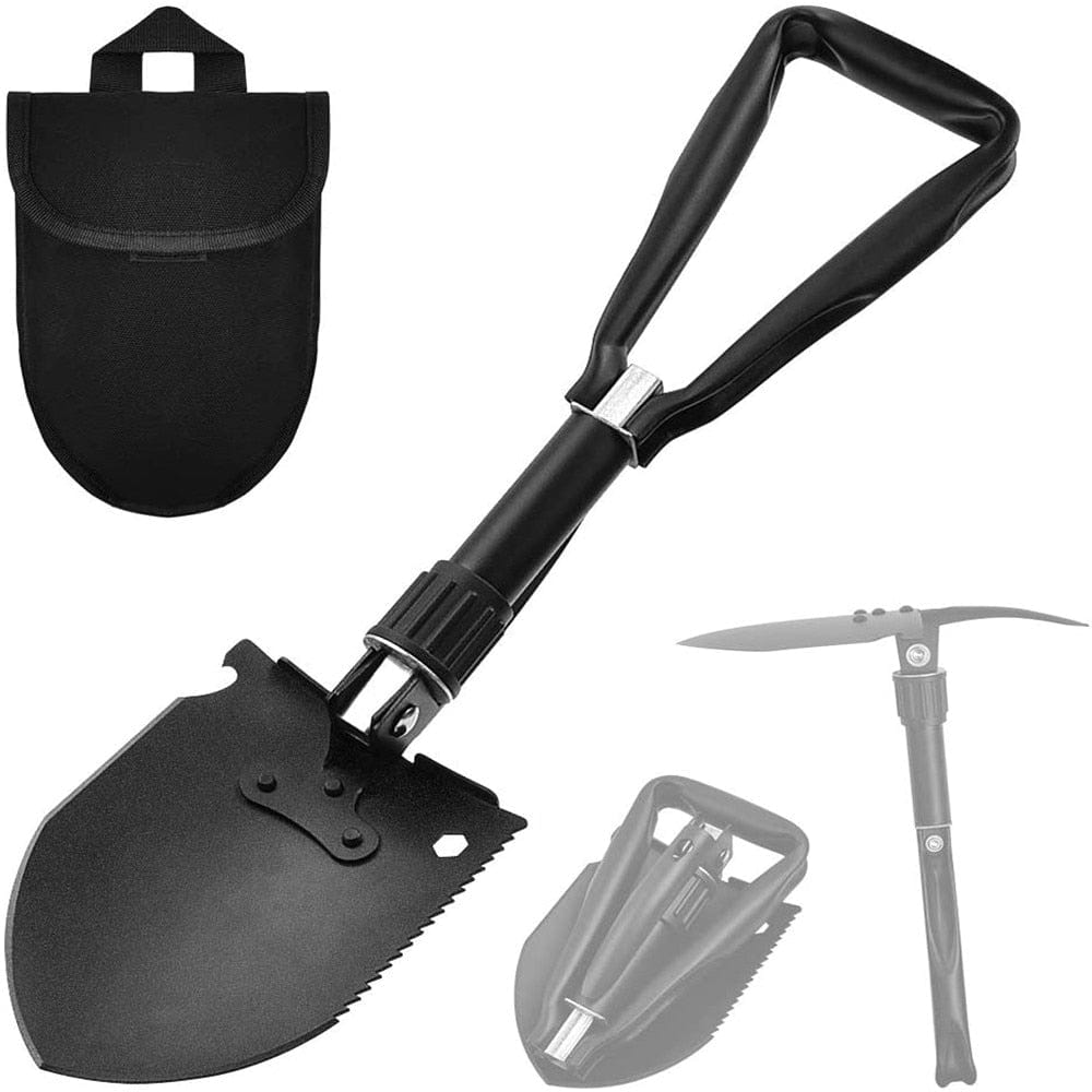 pelle de survie pliable accessoires intégrés